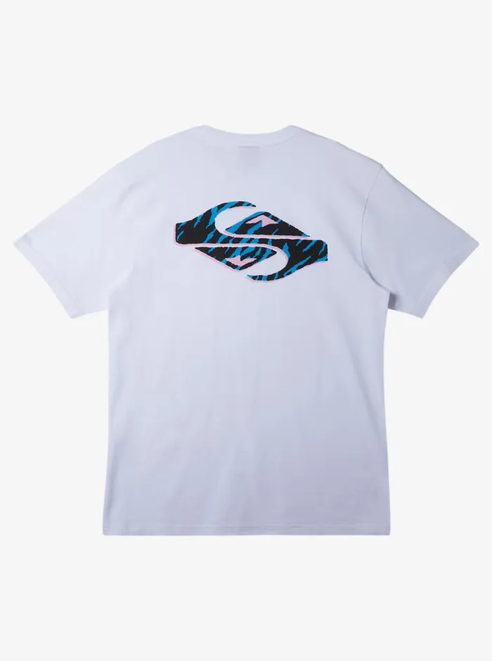 Quiksilver Surf Safari TShirt White Mens Tees Quiksilver Surf Safari TShirt White Mens Tees