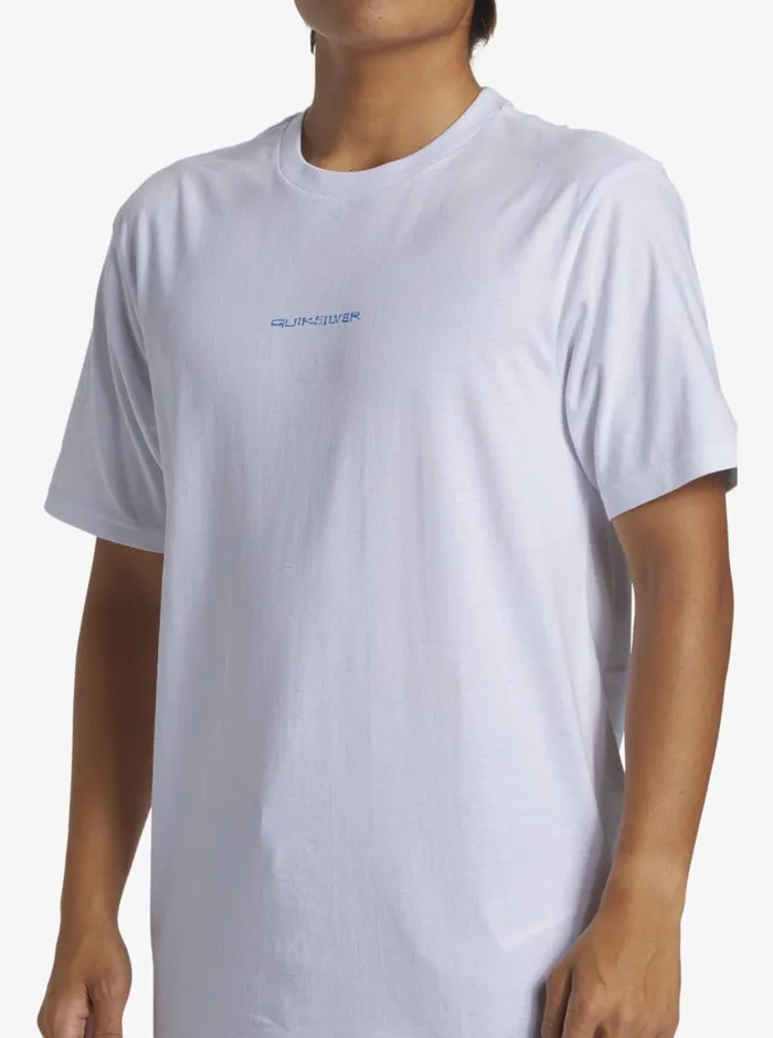 Quiksilver Surf Safari TShirt White Mens Tees Quiksilver Surf Safari TShirt White Mens Tees