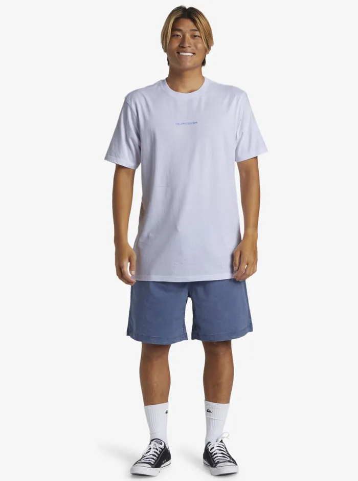 Quiksilver Surf Safari TShirt White Mens Tees Quiksilver Surf Safari TShirt White Mens Tees