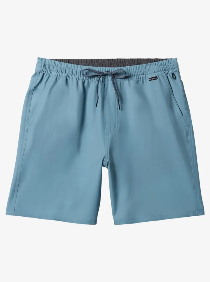 Quiksilver Taxer Amphibian 18034 Hybrid Shorts Cadet Gray Mens Shorts and Amphibians Quiksilver Taxer Amphibian 18034 Hybrid Shorts Cadet Gray Mens Shorts and Amphibians