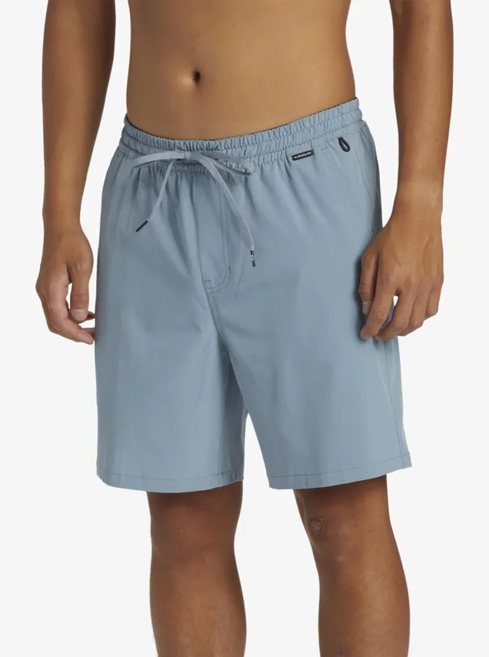 Quiksilver Taxer Amphibian 18034 Hybrid Shorts Cadet Gray Mens Shorts and Amphibians Quiksilver Taxer Amphibian 18034 Hybrid Shorts Cadet Gray Mens Shorts and Amphibians