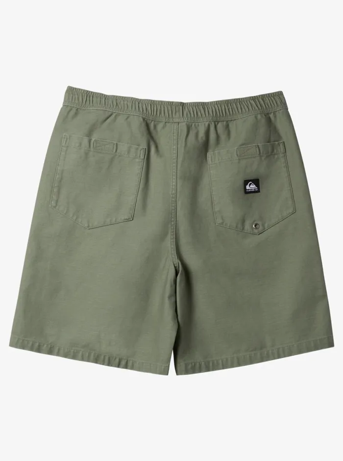 Quiksilver Taxer Baggy Shorts Sea Spray Mens Shorts and Amphibians