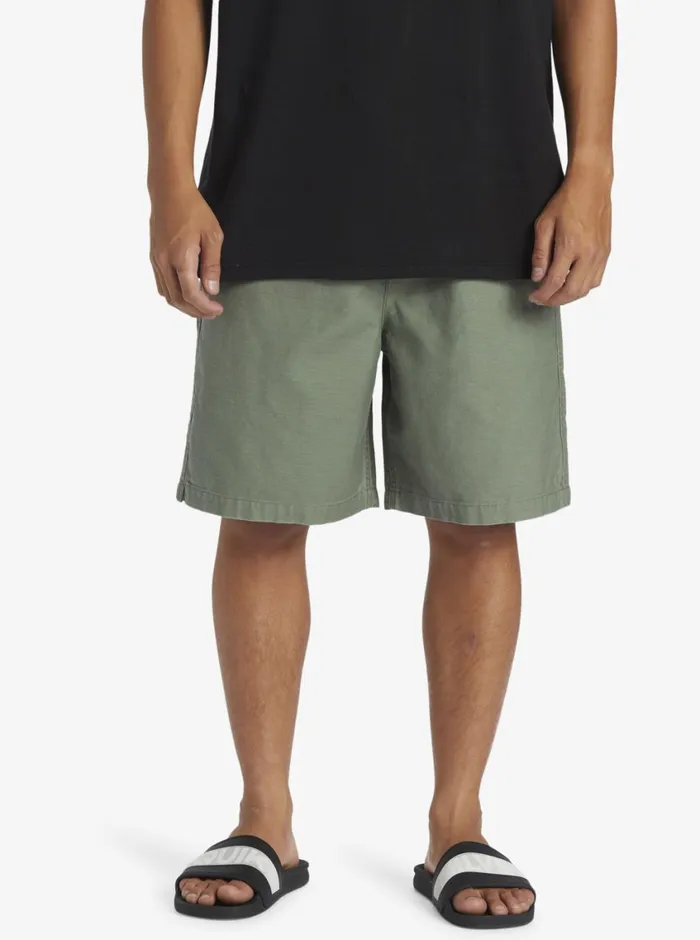 Quiksilver Taxer Baggy Shorts Sea Spray Mens Shorts and Amphibians