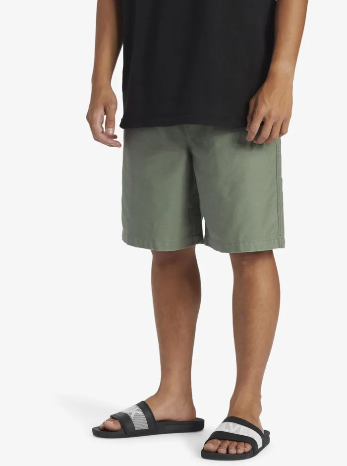 Quiksilver Taxer Baggy Shorts Sea Spray Mens Shorts and Amphibians