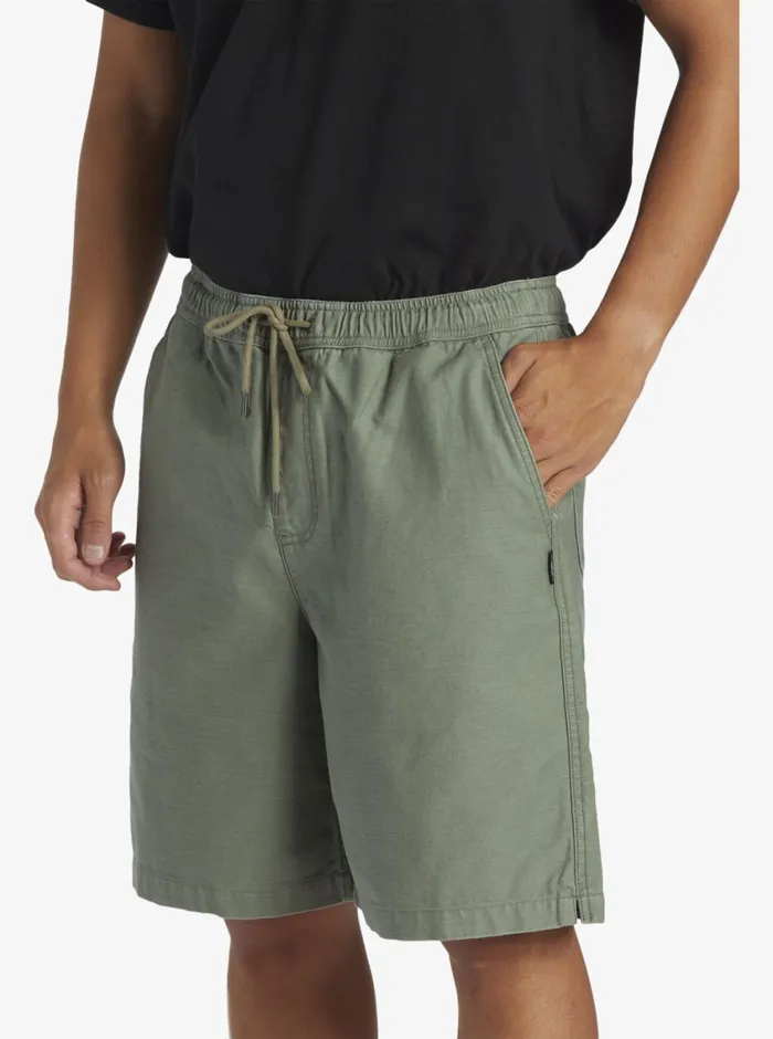 Quiksilver Taxer Baggy Shorts Sea Spray Mens Shorts and Amphibians