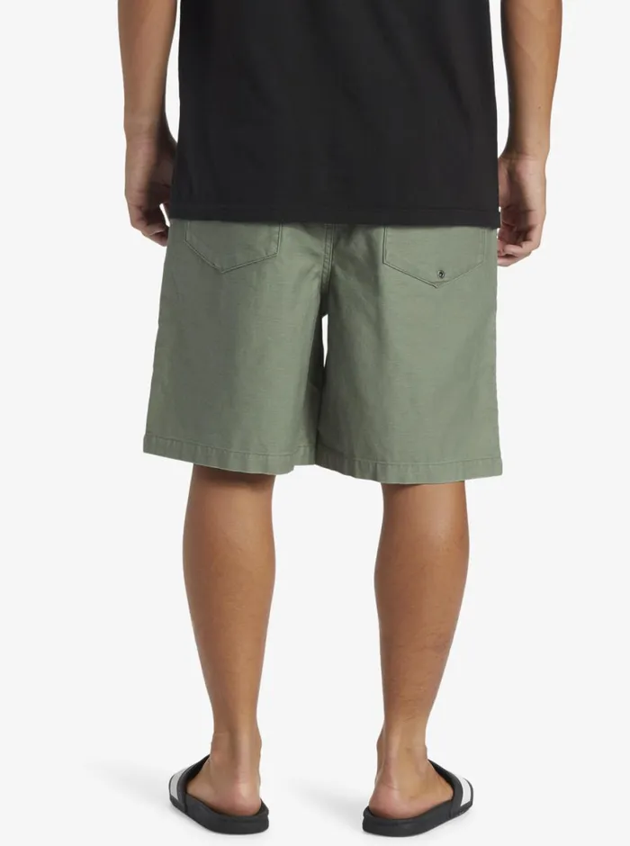 Quiksilver Taxer Baggy Shorts Sea Spray Mens Shorts and Amphibians