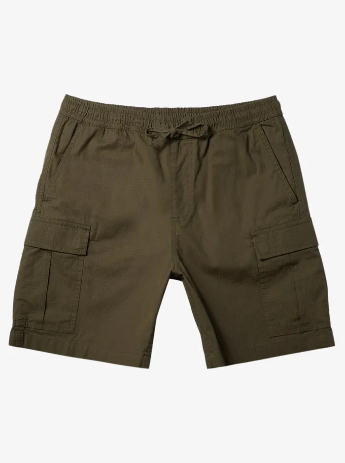 Quiksilver Taxer Cargo Shorts Grape Leaf Mens Shorts and Amphibians