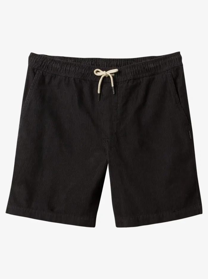Quiksilver Taxer Corduroy Shorts Tarmac Mens Shorts and Amphibians