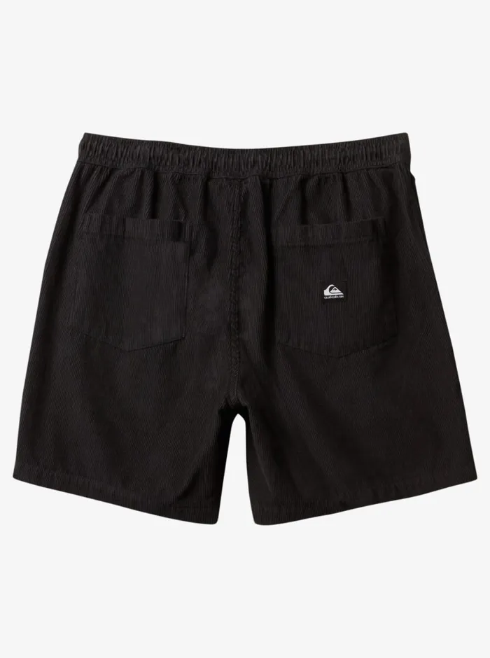 Quiksilver Taxer Corduroy Shorts Tarmac Mens Shorts and Amphibians