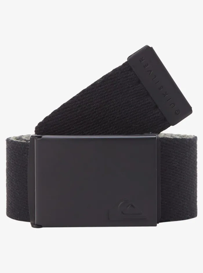 Quiksilver The Jam Webbing Belt Blackblack Mens Belts