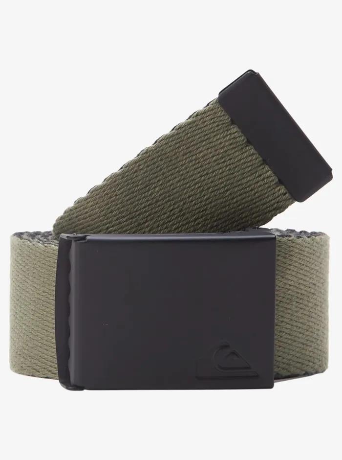 Quiksilver The Jam Webbing Belt Blackblack Mens Belts