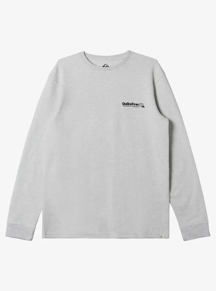 Quiksilver Triple Up Thermal TShirt Athletic Heather Mens Tees