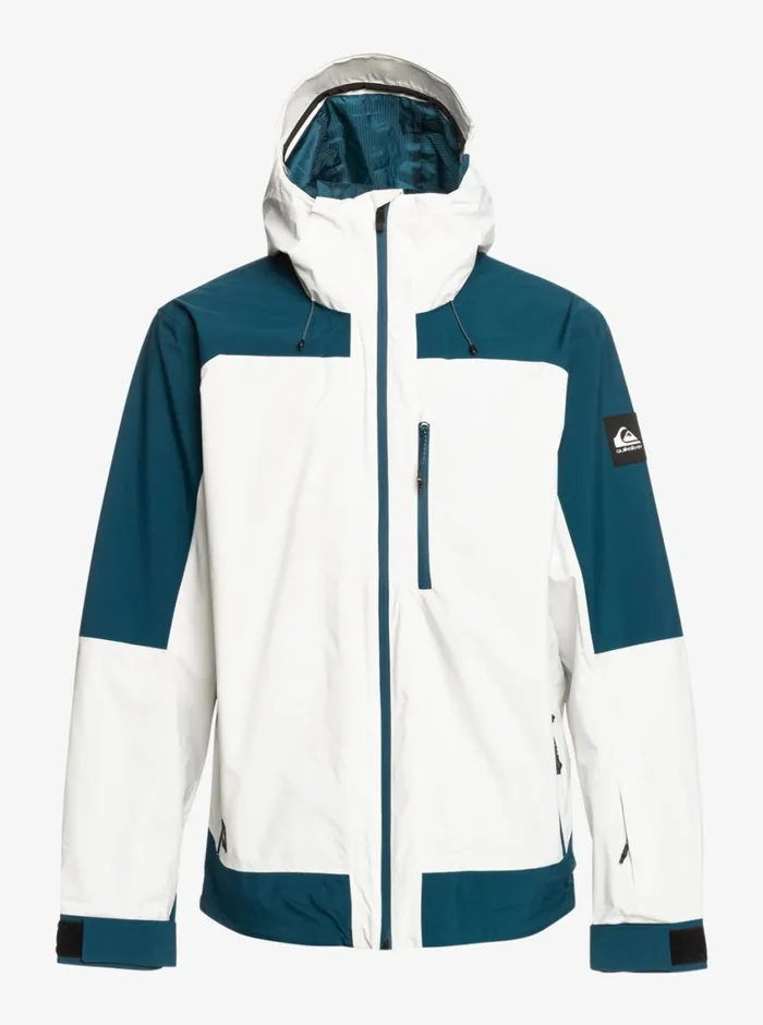Quiksilver Ultralight 20K Technical Snow Jacket Nimbus Cloud Mens Snow Jackets Quiksilver Ultralight 20K Technical Snow Jacket Nimbus Cloud Mens Snow Jackets