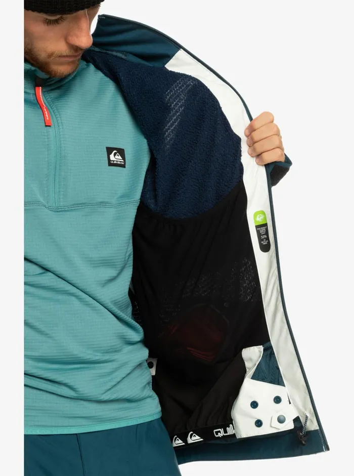Quiksilver Ultralight 20K Technical Snow Jacket Nimbus Cloud Mens Snow Jackets Quiksilver Ultralight 20K Technical Snow Jacket Nimbus Cloud Mens Snow Jackets