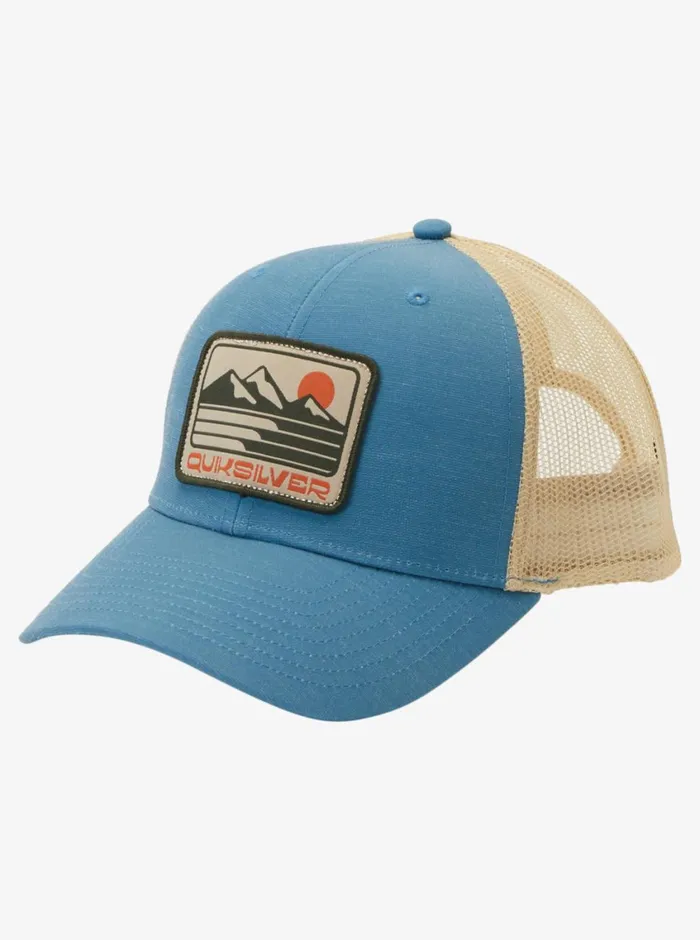 Quiksilver Weekend Rights Trucker Hat Aegean Blue Mens Hats