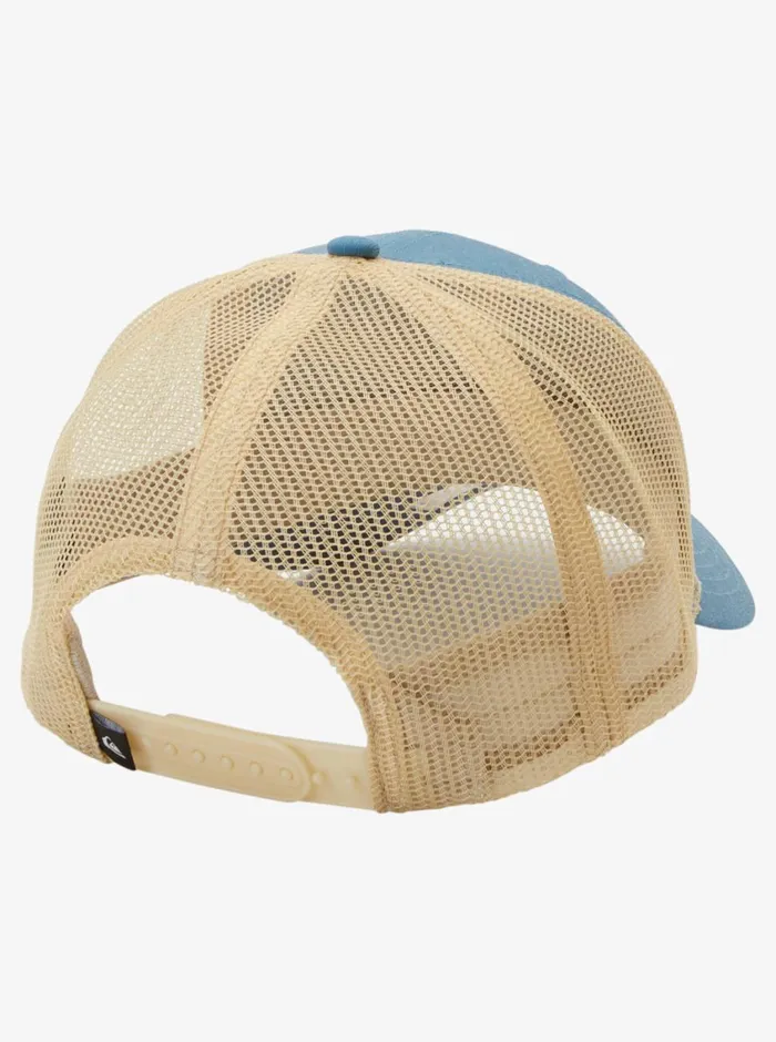 Quiksilver Weekend Rights Trucker Hat Aegean Blue Mens Hats