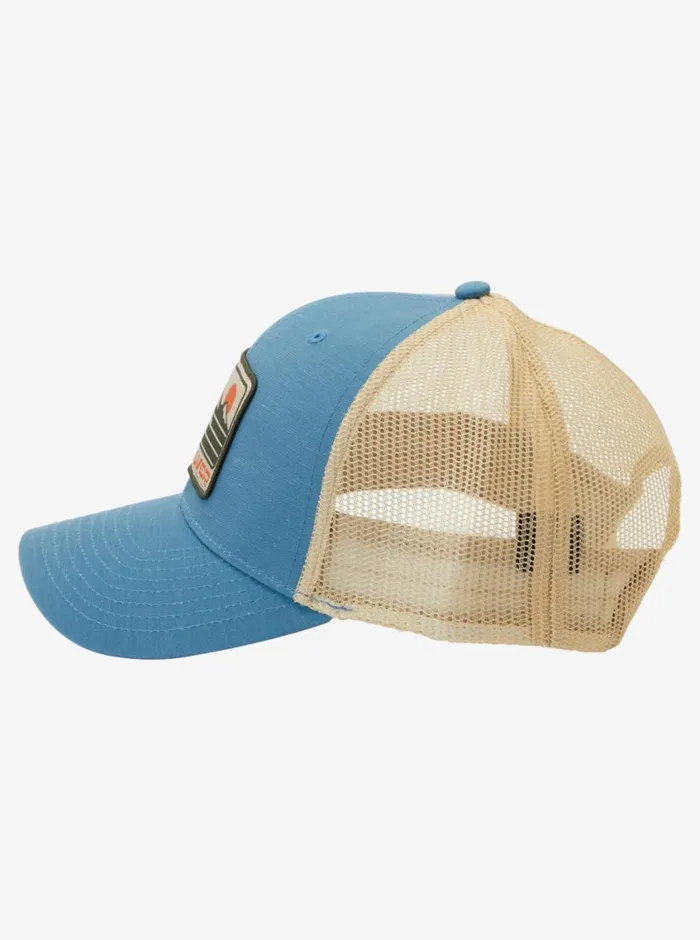 Quiksilver Weekend Rights Trucker Hat Aegean Blue Mens Hats