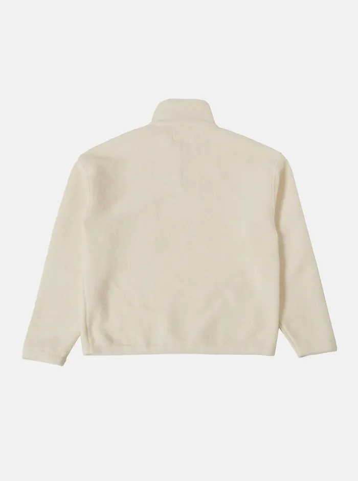 Ramsay Quarter Zip In Ecru Wool Fleece Men Universal Works Fleece
