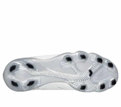 Razor 15 Jr Youth FG White Silver Kids SKECHERS Big Kids UK Sizes 36