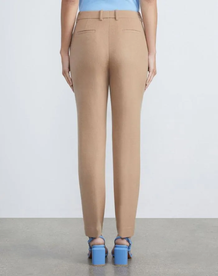 Ready To Wear Camel Hair Clinton Ankle Pant Camel Lafayette 148 New York Pants and Shorts