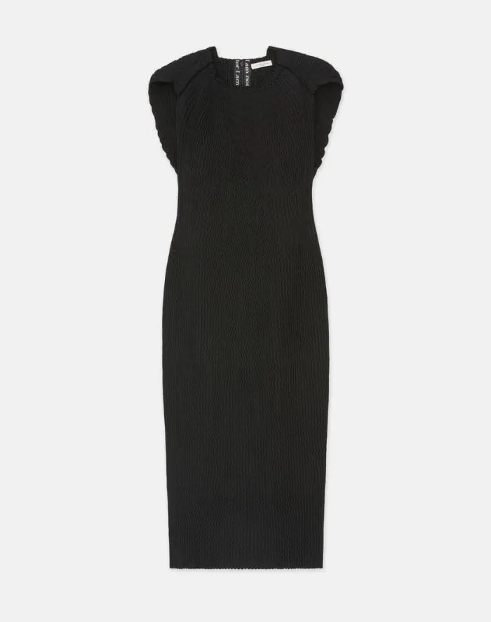 Ready To Wear Finespun Voile Pleated Dress Black Lafayette 148 New York Dresses Ready To Wear Finespun Voile Pleated Dress Black Lafayette 148 New York Dresses