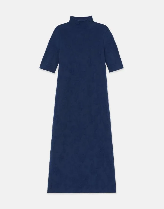 Ready To Wear Flora Jacquard Responsible Fine Gauge MerinoViscose Sweater Dress Midnight Blue Lafayette 148 New York Dresses Ready To Wear Flora Jacquard Responsible Fine Gauge MerinoViscose Sweater Dress Midnight Blue Lafayette 148 New York Dresses