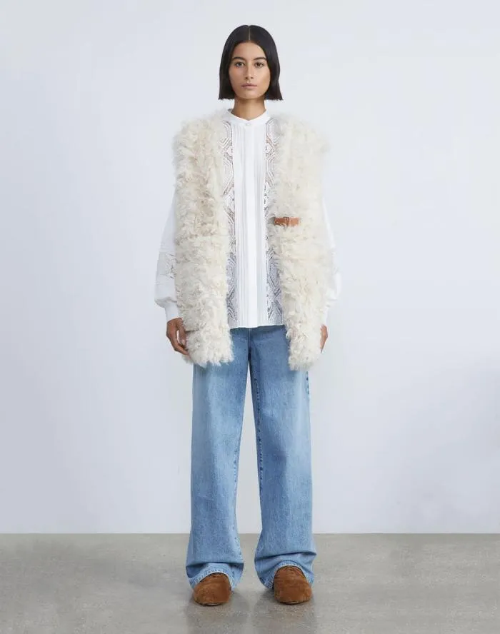 Ready To Wear L148 Denim Crosby Boyfriend Jean Stonewash Blue Lafayette 148 New York Pants and Shorts