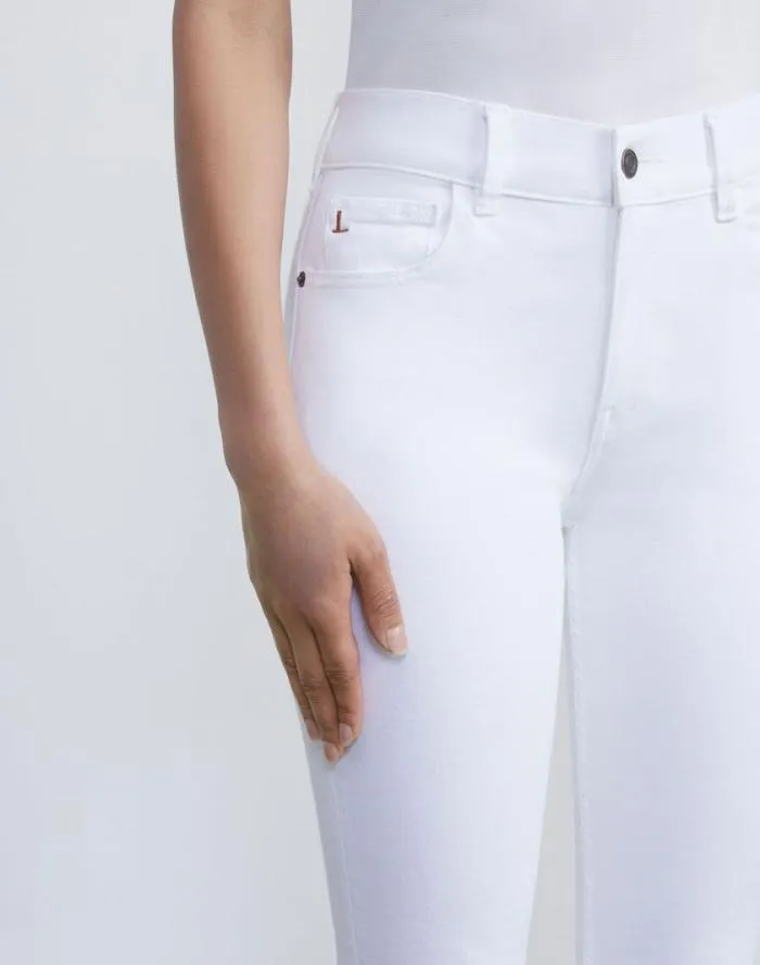 Ready To Wear L148 Denim Reeve Straight Jean Washed Plaster Lafayette 148 New York Pants and Shorts