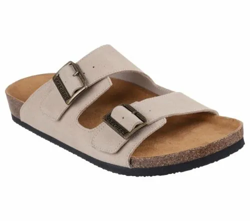 Relaxed Fit Aidan 8211 Leelan Taupe Men SKECHERS Sandals