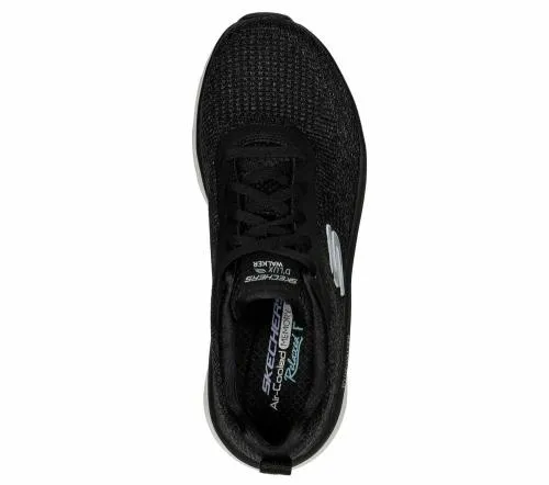 Relaxed Fit D039Lux Walker 8211 Daily Beauty Black Women SKECHERS Lace Up