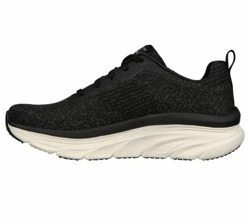 Relaxed Fit D039Lux Walker 8211 Daily Beauty Black Women SKECHERS Lace Up