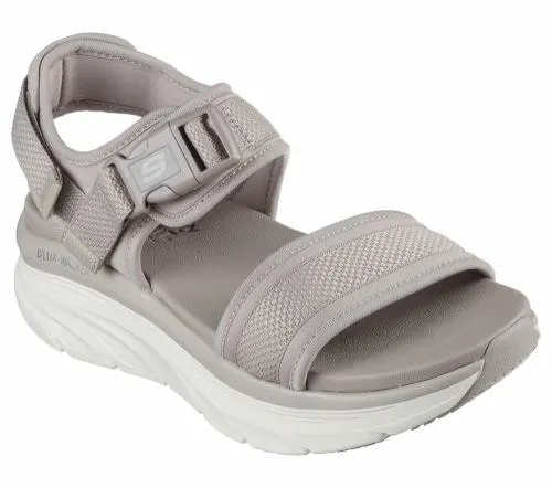 Relaxed Fit D039Lux Walker 8211 Daily Outing Taupe Women SKECHERS Sandals