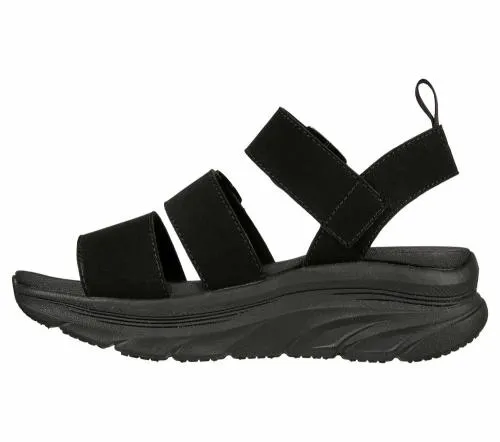 Relaxed Fit D039Lux Walker 8211 Retro Cosmos Black Women SKECHERS Sandals