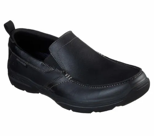 Relaxed Fit Harper 8211 Forde Black Men SKECHERS SlipOn