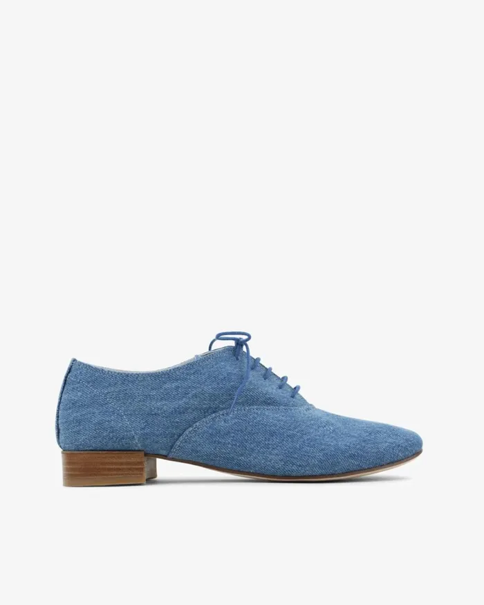 Repetto Denim Collection Women Zizi Oxford Shoes