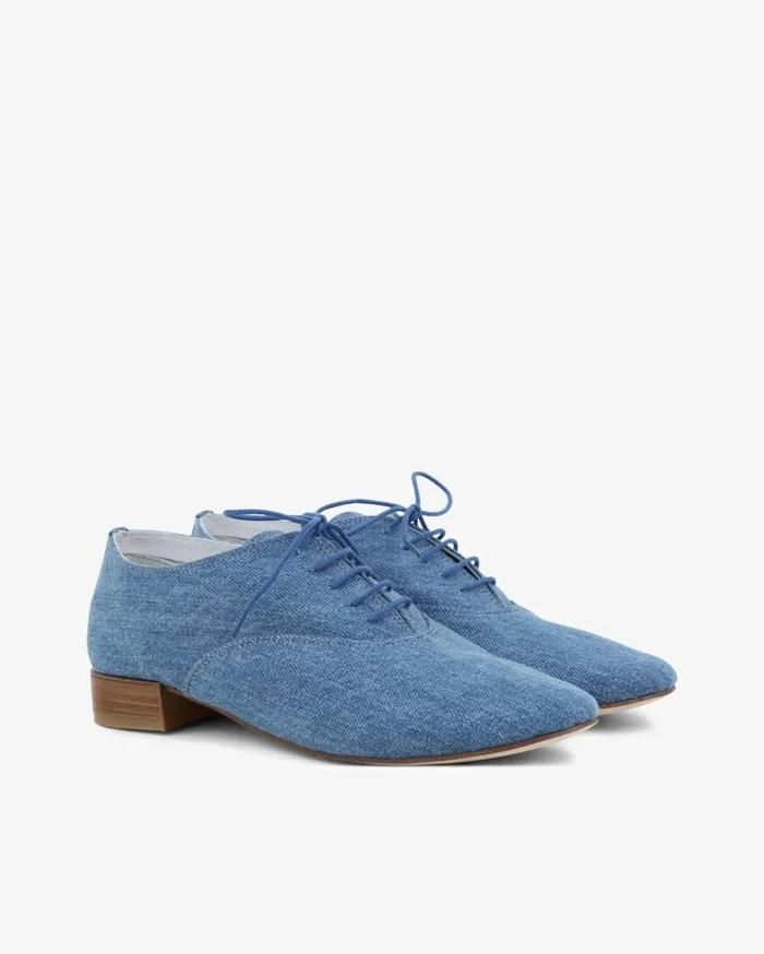 Repetto Denim Collection Women Zizi Oxford Shoes