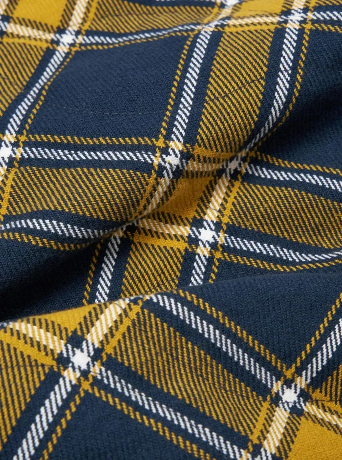 Reversible Military Liner Jacket In YellowNavy Twill Men Universal Works Coats and Outerwear