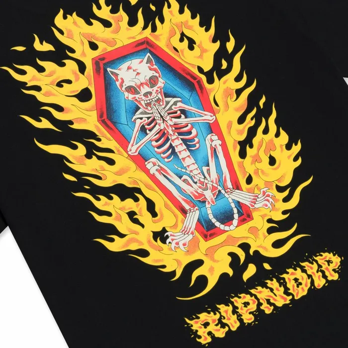 Ripndip Burn In Heck Tee Black Short Sleeve Tees Ripndip Burn In Heck Tee Black Short Sleeve Tees