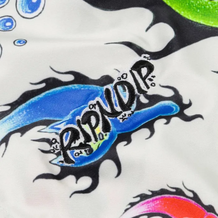Ripndip Ember Short Sleeve Button Up Dusty Grey Button Ups