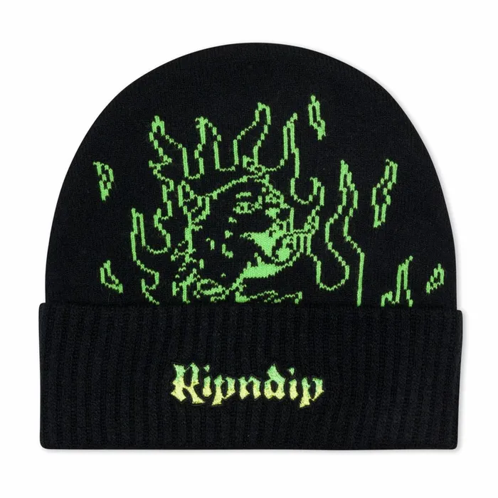 Ripndip Horntail Beanie Black Beanies