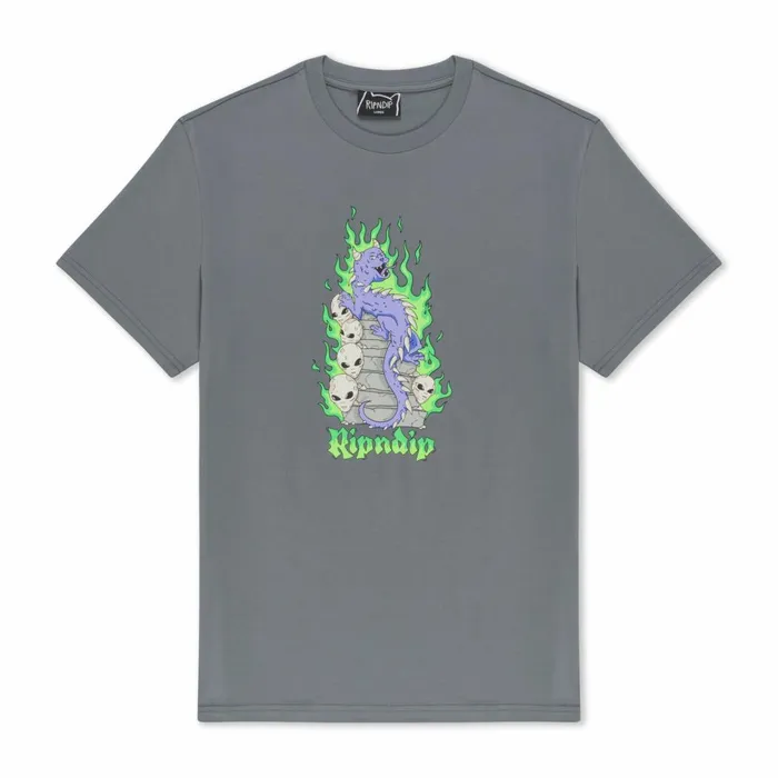 Ripndip Horntail Tee Charcoal Short Sleeve Tees