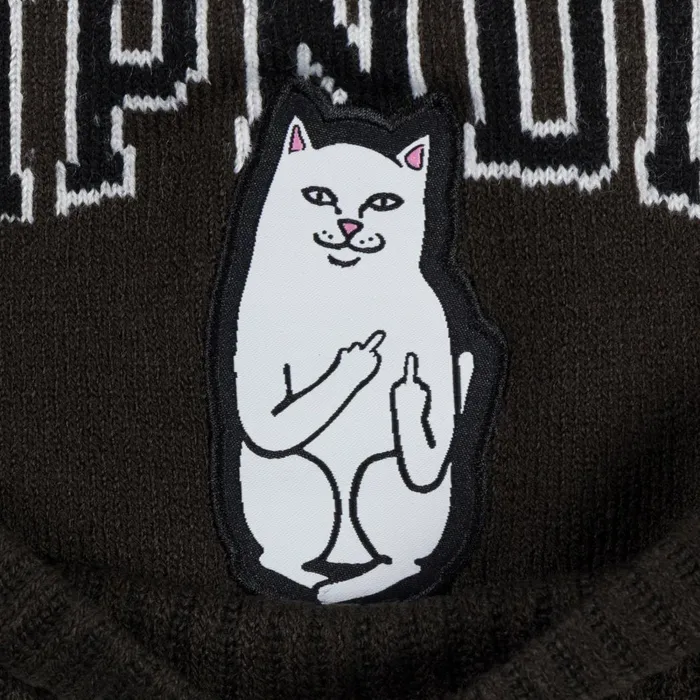 Ripndip Lord Nermal Inferno Beanie Black Beanies Ripndip Lord Nermal Inferno Beanie Black Beanies