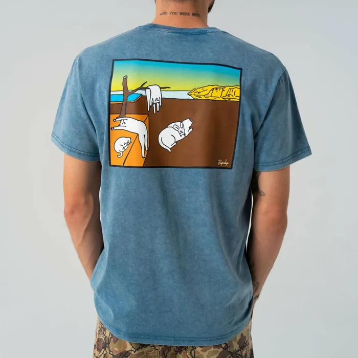 Ripndip Nermali Tee Slate Mineral Wash Short Sleeve Tees