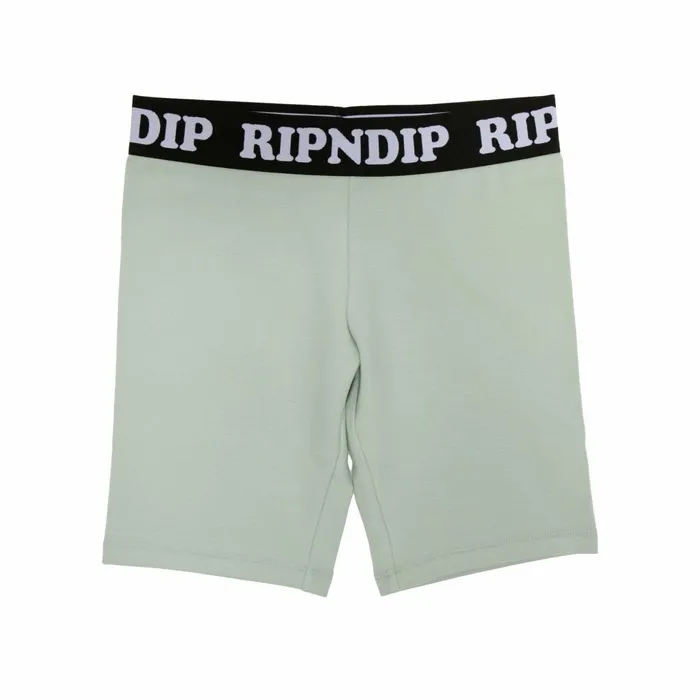 Ripndip Peeking Nermal Biker Shorts Sea Moss Shorts