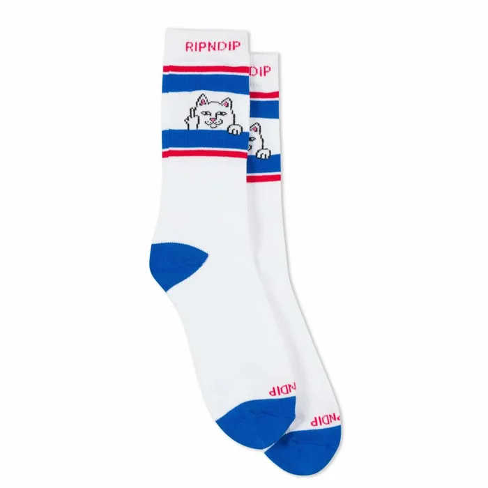 Ripndip Peeking Nermal Socks White Shop Socks