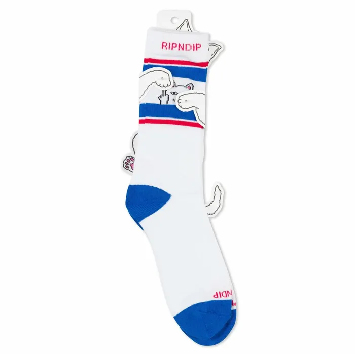 Ripndip Peeking Nermal Socks White Shop Socks Ripndip Peeking Nermal Socks White Shop Socks