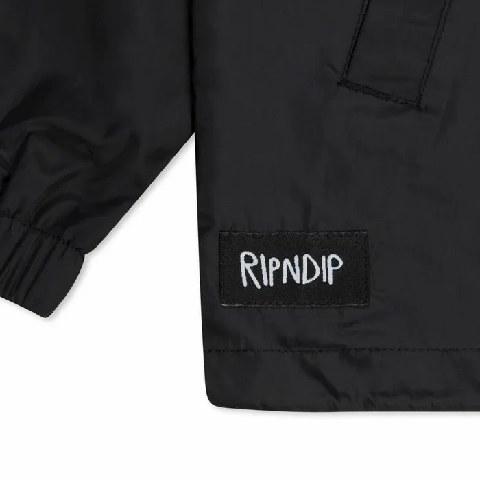 Ripndip Vroom Vroom Coaches Jacket Black Jackets Ripndip Vroom Vroom Coaches Jacket Black Jackets