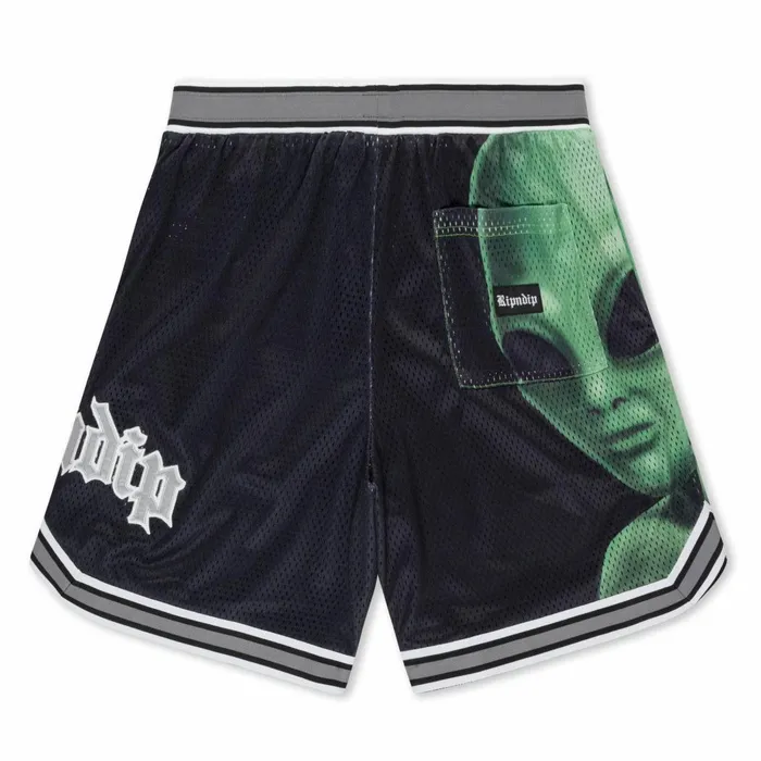 Ripndip We Come In Peace Basketball Shorts Black Shorts Ripndip We Come In Peace Basketball Shorts Black Shorts