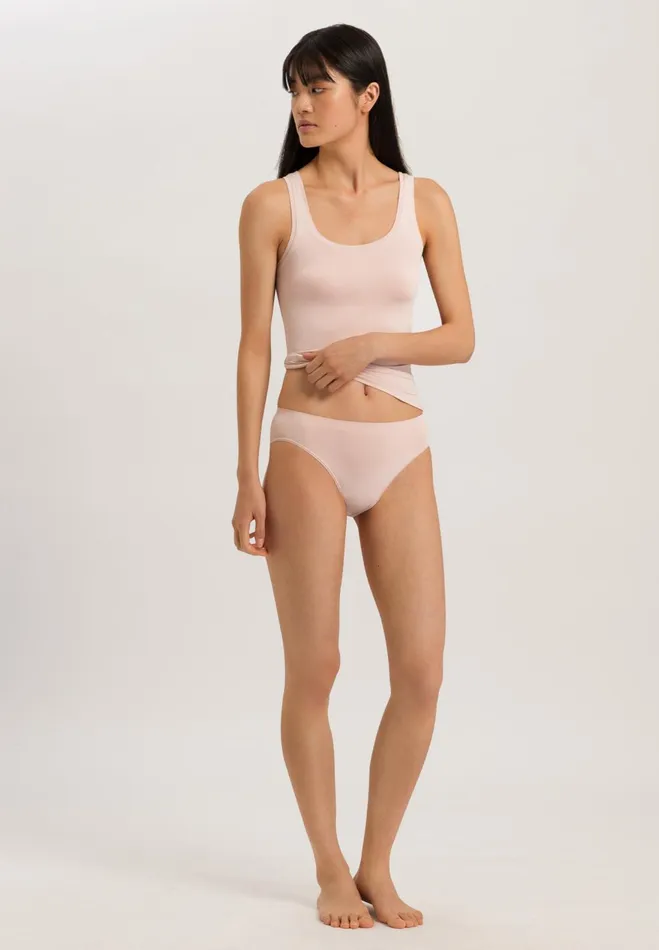 Round Neck Tank Top Peach Whip Women HANRO Tank Tops