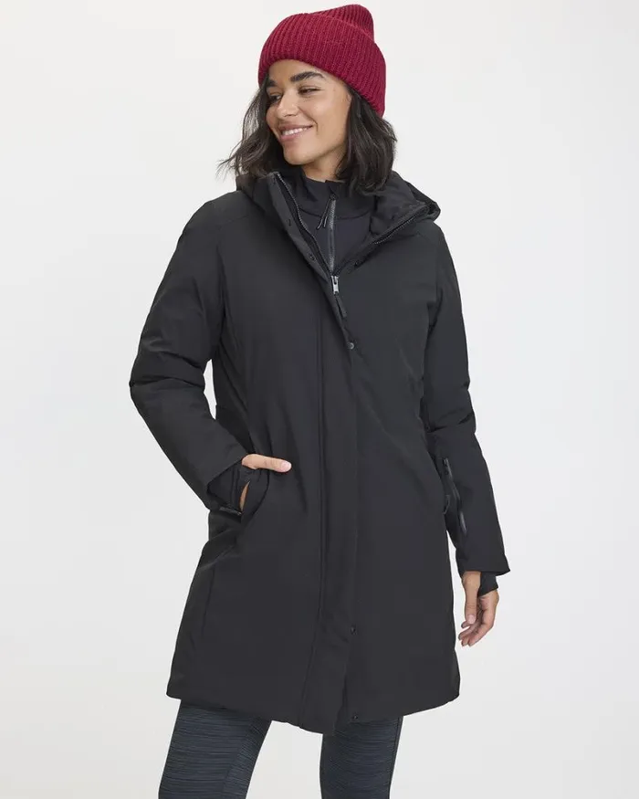RWandCO Activewear Long Winter Jacket 8211 Hyba 124 Regular 124 Reitmans Black 8211 Women RWandCO Activewear Long Winter Jacket 8211 Hyba 124 Regular 124 Reitmans Black 8211 Women
